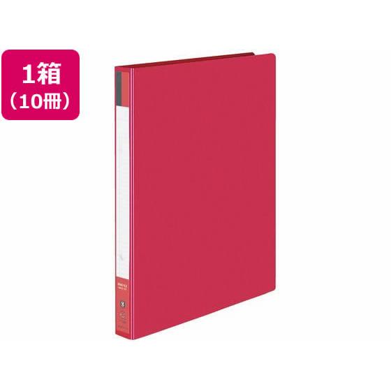 コクヨ リングファイル A4タテ 背幅30mm 赤 10冊 フ-420R Ａ４ 丸型２穴リングファイ...