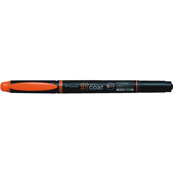 トンボ鉛筆 蛍コート 橙 WA-TC93 橙 オレンジ系 詰替えタイプ 蛍光ペン