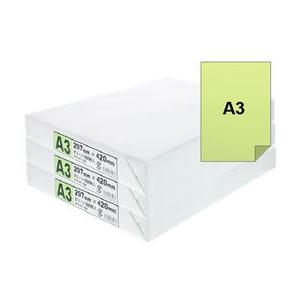 Forestway カラーコピー用紙 A3 グリーン 500枚 3冊 Portal Caymangateway Com