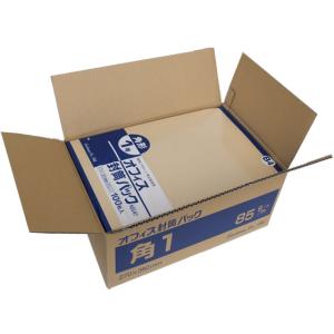 クラフト封筒 角形2号 85g 500枚入を2箱　計1,000枚　【高品質】 角2封筒【500枚】1箱 茶封筒/クラフト色 紙厚85g/m2 郵便枠無し 240