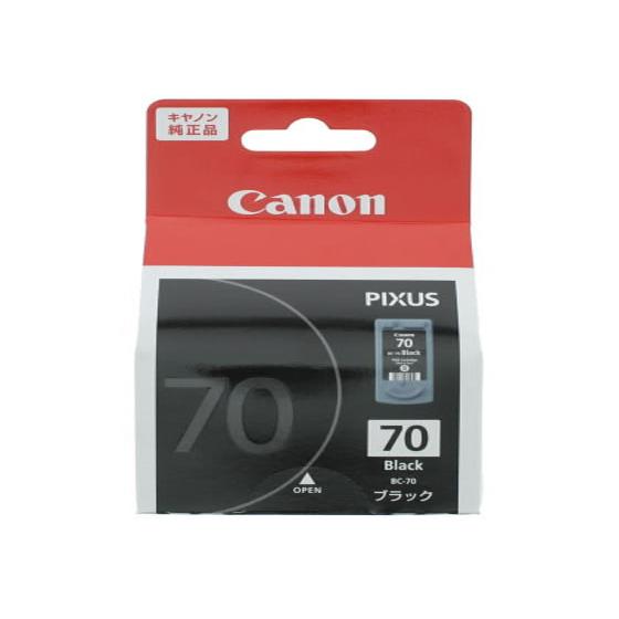 キヤノン BC-70 ブラック 0390B001 キャノン ＣＡＮＯＮブラック インクジェットカート...