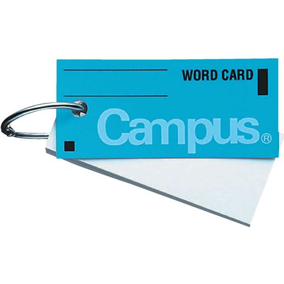 コクヨ キャンパス単語カード 中 青 タン-101B 単語カード 情報カード 事務用ペーパー ノート