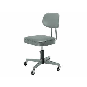 こうさん専用　椅子一台(送料込み) コクヨ 事務用回転イス 肘なし CR-1Z グレー キャスター付き 回転