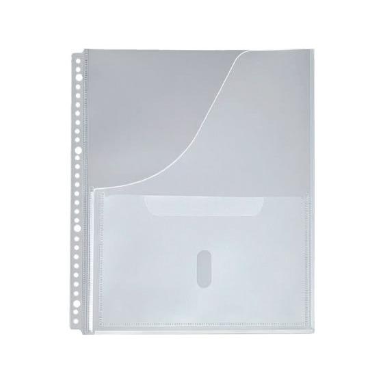キングジム 取扱説明書ファイル用ポケット A4タテ 30穴 4枚 2630P 用途別ファイル用リフィ...