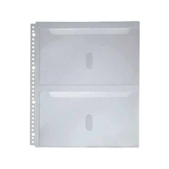 キングジム 取扱説明書ファイル用ポケット A4タテ 30穴 4枚 2630PA 用途別ファイル用リフ...