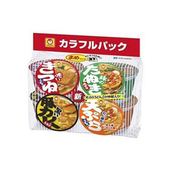 東洋水産 まめカラフルパック 4食入 カップラーメン カップ麺 ラーメン インスタント レトルト 食...