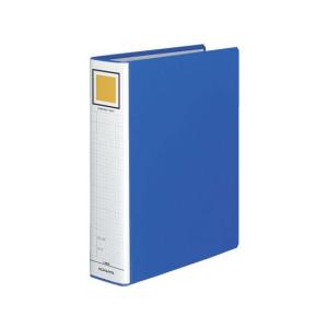 まとめ）チューブファイル〔エコ〕 片開き A4タテ 40mmとじ 青 10冊