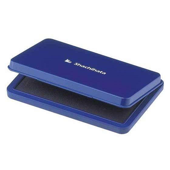 シヤチハタ スタンプ台 大形 藍 HGN-3-B スタンプ台 藍 青 朱肉 ネーム印