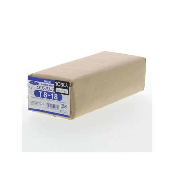 ヘイコー クリスタルパック 80×180mm 1000枚 T8-18 ＯＰＰ袋 テープ付き