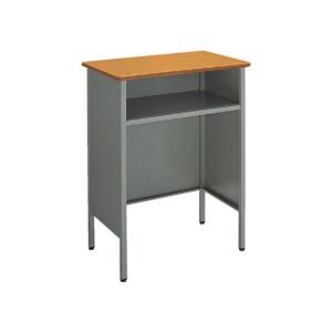 教卓 幅800×奥行500×高さ780mm 棚付 塾 講義用テーブル 教壇 教室 講師