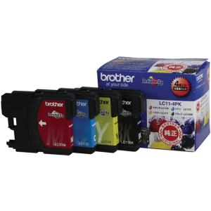 ブラザー インクカートリッジ 4色パック LC11-4PK ブラザー ｂｒｏｔｈｅｒ マルチパック ...