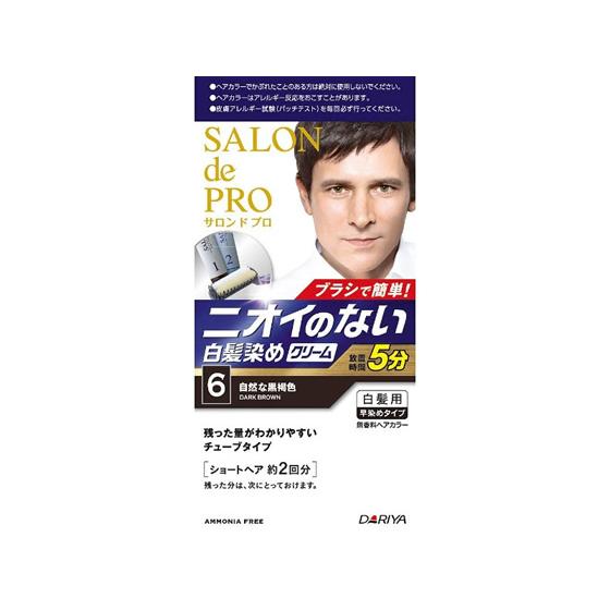 ダリヤ サロン ド プロ 無香料ヘアカラー メンズスピーディ 白髪用 6 白髪用 男性 ヘアカラー ...