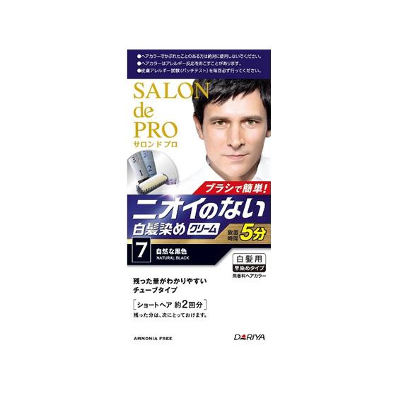 ダリヤ サロン ド プロ 無香料ヘアカラー メンズスピーディ 白髪用 7 白髪用 男性 ヘアカラー ...