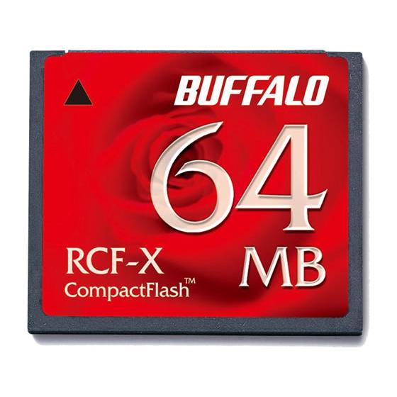 【お取り寄せ】バッファロー コンパクトフラッシュ64MB RCF-X64MY コンパクトフラッシュ ...