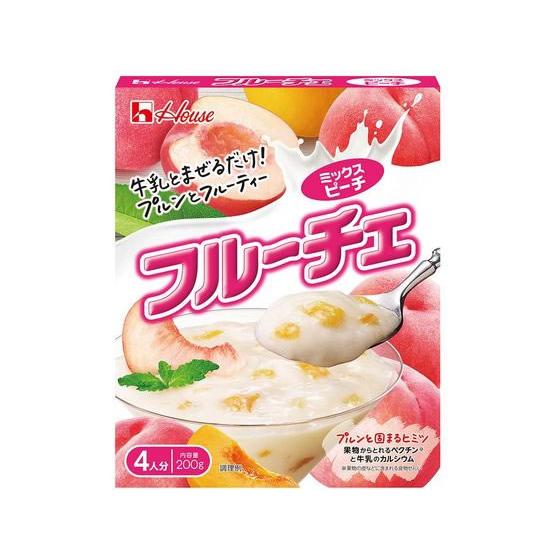 ハウス フルーチェ ミックスピーチ 200g デザートの素 料理の素 調味料 油 食品