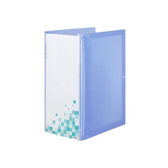 コクヨ ガバットファイル(design-select) A4タテ 青 フ-PT90NB 背幅可変式 ...
