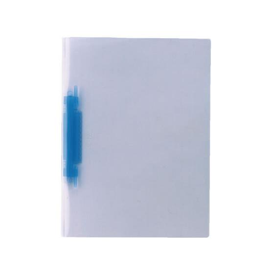 リヒトラブ ルーパーファイル A4タテ 2穴 100枚収容 青 5冊 ファスナー式 プレゼンテーショ...