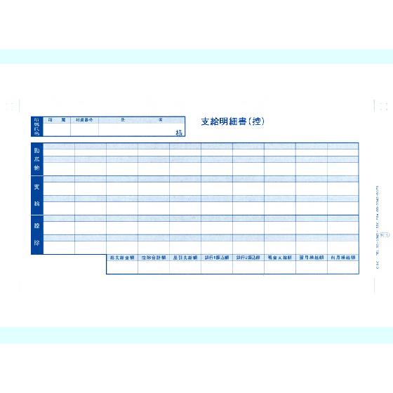 OBC 密封式支給明細書 6016 300枚 6016