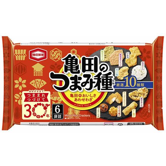 亀田製菓 つまみ種 120g 煎餅 おかき お菓子