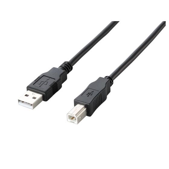 エレコム エコUSB2.0ケーブル A-Bタイプ 2m ブラック U2C-JB20BK ＵＳＢケーブ...