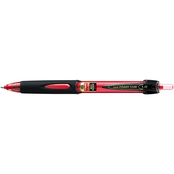 三菱鉛筆 ユニ パワータンク 1.0mm 赤 SN200PT10.15 赤インク 油性ボールペン ノ...