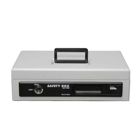 アイリスオーヤマ 手提げ金庫A5スリム グレー SBX-A5S 手提金庫 現金管理