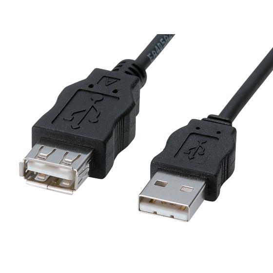 エレコム 環境対応USB2.0準拠延長ケーブル 2.0m USB-ECOEA20 ＵＳＢケーブル 配...