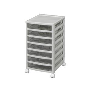 アイリスオーヤマ オフィスチェスト 浅型7段 OCE-S700R(245500) フロアケース Ａ４ 書類整理庫 ファイリングキャビネット ロッカー オフィス家具