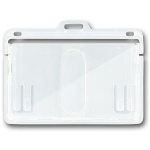 ソニック IDカード用表示面ハード 2枚収納タイプ 1枚 NF-573-1 名札ケース 名札 キーホルダー