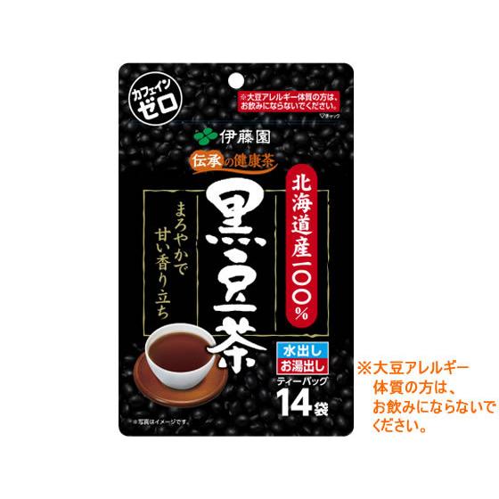 伊藤園 北海道産100%黒豆茶 ティーバッグ 14袋 茶 お茶