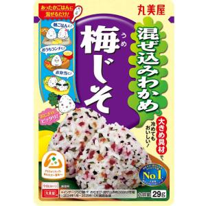丸美屋 混ぜ込みわかめ梅じそ 29g ふりかけ...の詳細画像1