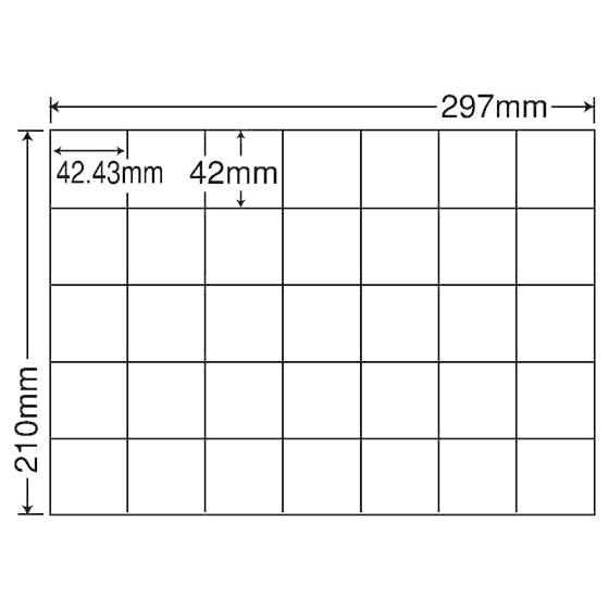 【メーカー直送】NANA ラベルシールナナコピーA4 35面 500シート C35Q【代引不可】まと...