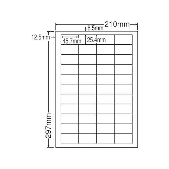 【メーカー直送】NANA ラベルシールナナワードA4 44面 500シート LDW44C【代引不可】...