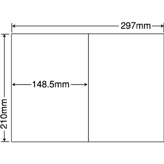 【5%OFFクーポン！】【メーカー直送】NANA ラベルシールナナコピーA4 2面 500シート C...