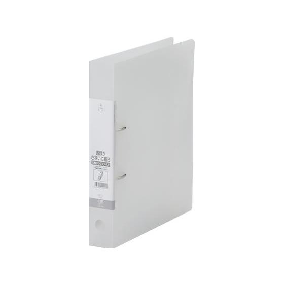 リヒトラブ D型リングファイル A4タテ 背幅46mm クリヤー G2230-1 Ａ４ Ｄ型２穴リン...