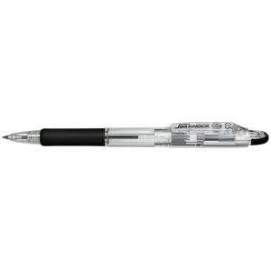 ゼブラ ジムノック 0.5mm 黒 KRBS-100-BK 黒インク 油性ボールペン ノック式