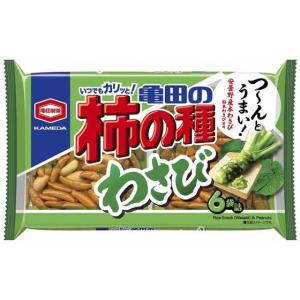 亀田製菓 亀田の柿の種 わさび 6袋 煎餅 おかき お菓子｜cocodecow