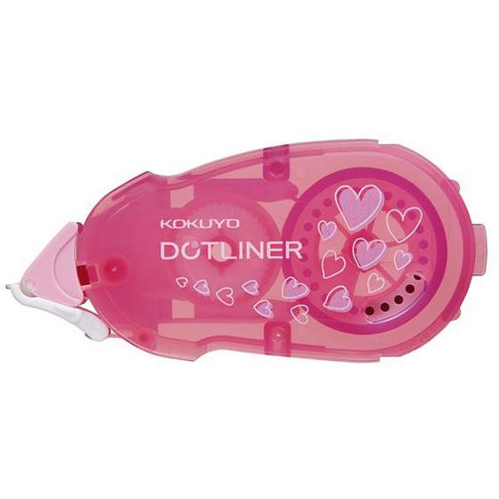 コクヨ ドットライナー しっかり貼るタイプ 詰替用テープ 16m ハート柄 詰替え テープのり用 の...