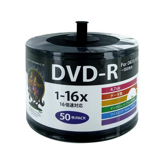 HIDISC DVD-R 4.7GB 16倍速 50枚 スタッキングバルク ＤＶＤ−Ｒ データ用ＤＶ...