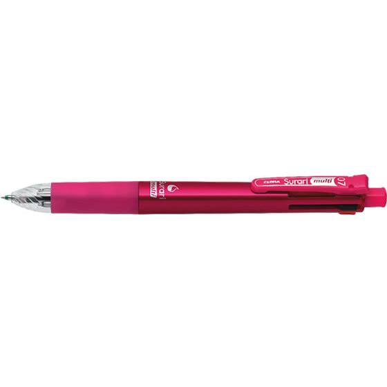 ゼブラ スラリ マルチ0.7N ピンク B4SA11-P ４色 油性ボールペン 多色 多機能