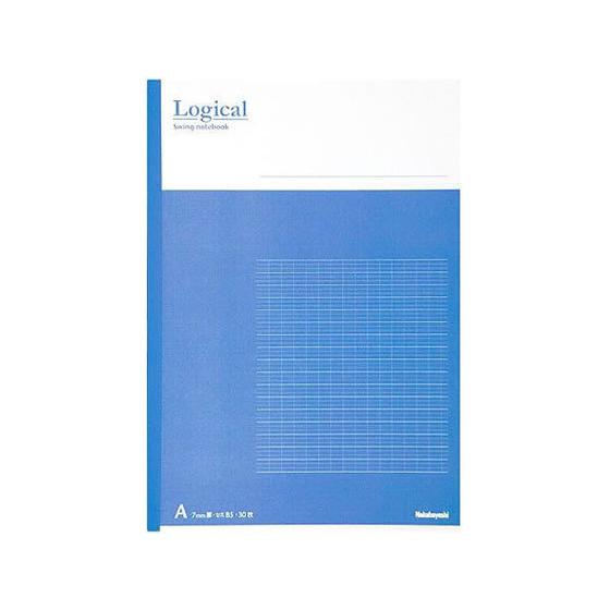 ナカバヤシ スイングロジカルノート B5 A罫 ブルー ノ-B501AB Ａ罫 罫線７ｍｍ幅 セミＢ...