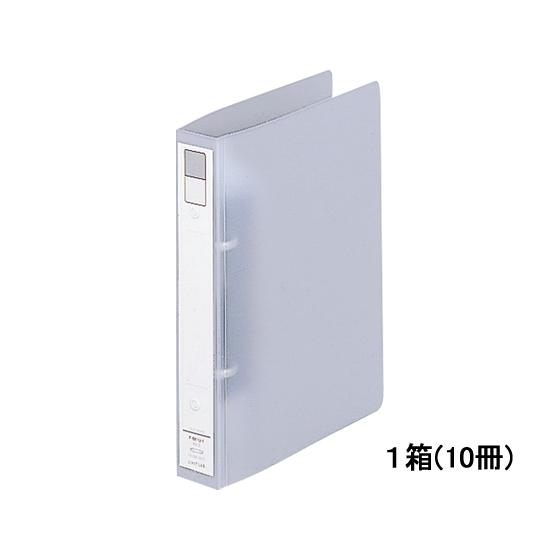 リヒトラブ リングファイル(カドロック&amp;ツイストリング)A5タテ背幅36白10冊 丸型２穴リングファ...