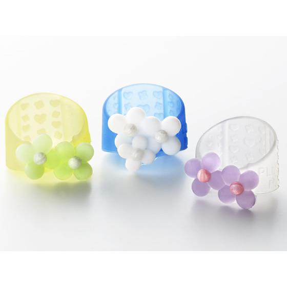 プラス メクリッコSweet フラワー1 Mサイズ 3個 KM-302SB-3 35-909 指サッ...