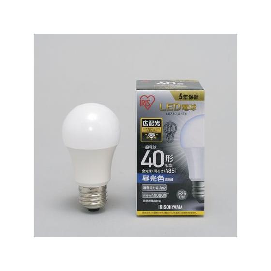 【お取り寄せ】LED電球 E26 広配光 40形相当 昼光色 LDA4D-G-4T5