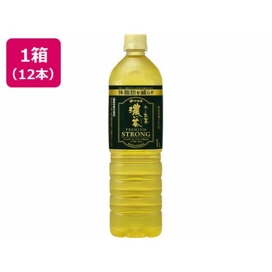 伊藤園 お~いお茶濃い茶 PREMIUM STRONG 1L×12本 ペットボトル 緑茶 お茶 飲料...