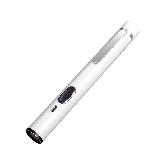 プラス レーザーポインタ Premium Line ホワイト PL-R110WH 指示棒 レーザーポ...