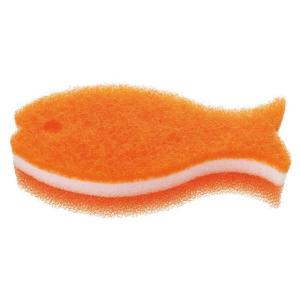 マーナ ポアソンキッチン おさかなスポンジ オレ...の商品画像