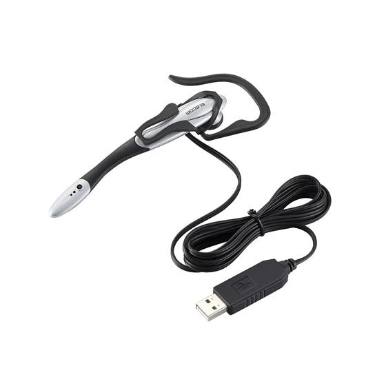 エレコム USBヘッドセット イヤーフックタイプ HS-EP13USV ヘッドセット 通話用イヤホン...