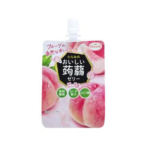 たらみ おいしい蒟蒻ゼリー ピーチ味 150g ゼリー デザート菓子 お菓子