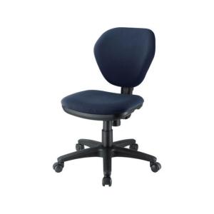 【メーカー直送】サンワサプライ オフィスチェア ブルー SNC-T162BL【代引不可】【お客様組立】 肘なし 布張りチェア オフィスチェア オフィス家具